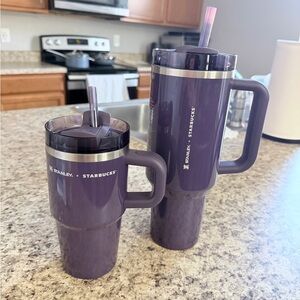 Starbucks Deep Purple Tumbler Duo
